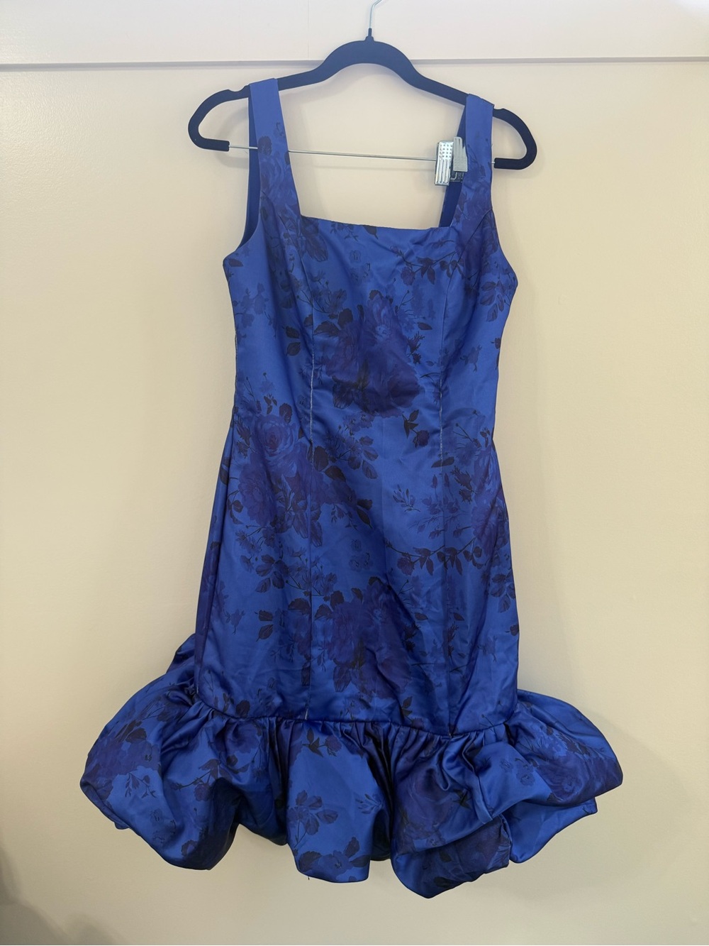 Retro 80’s formal prom dress with ruffle